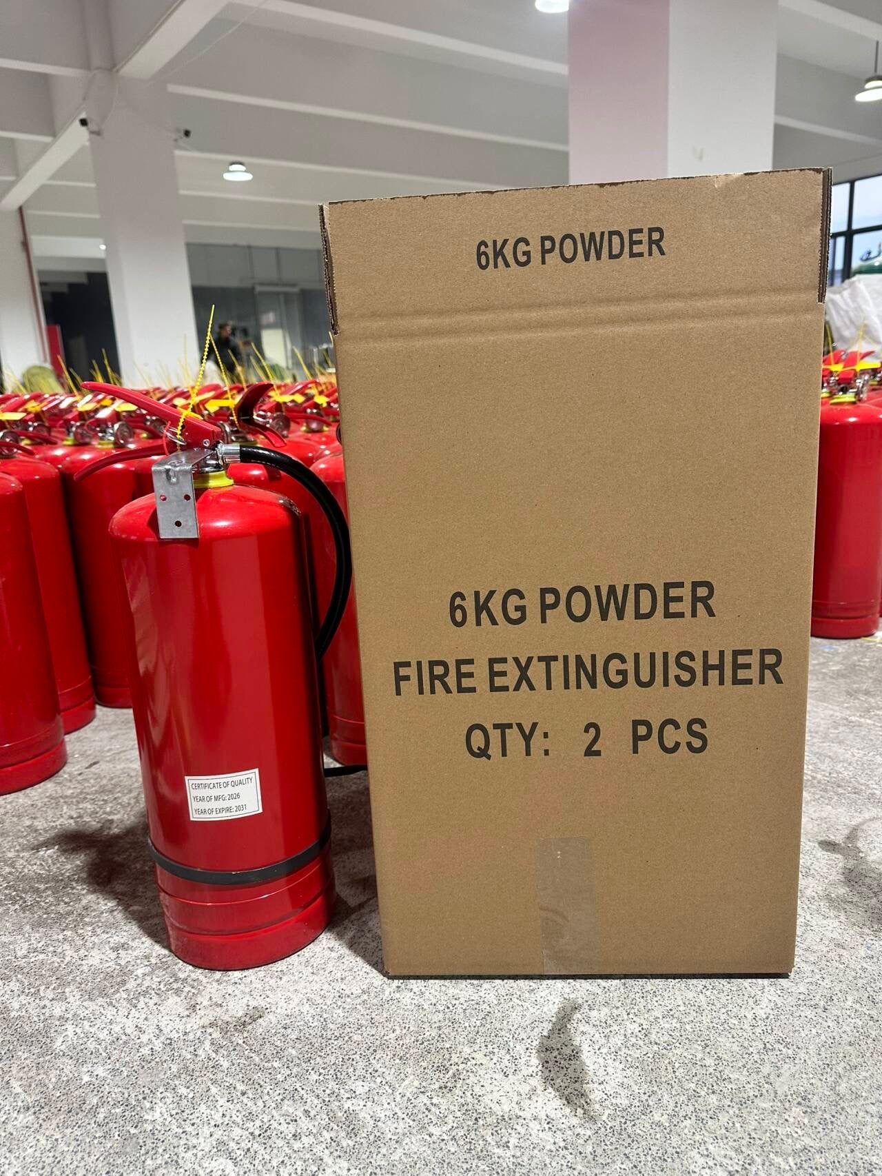 6kg Dry Abc fire extinguisher