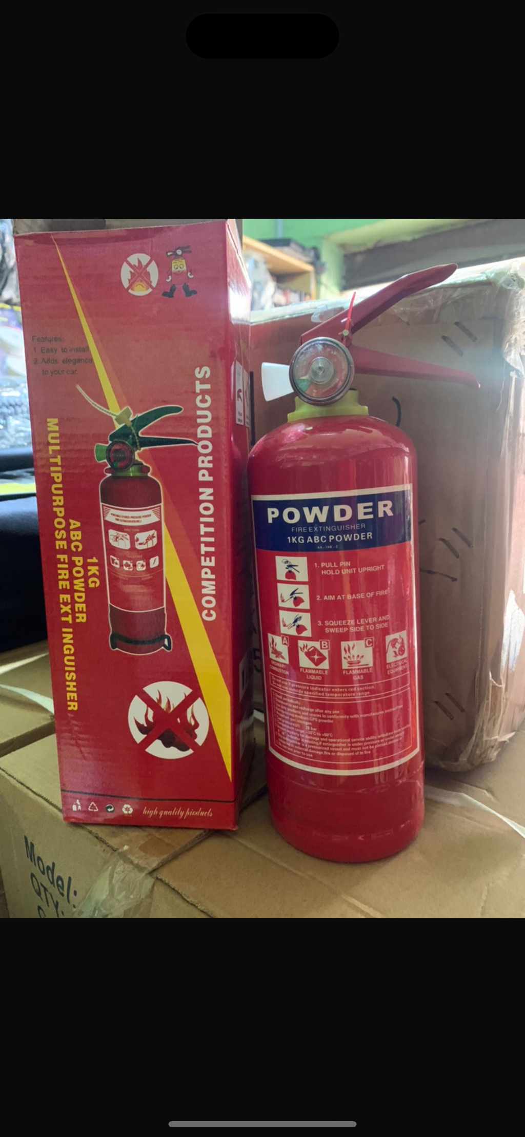 2KG DRY POWDER FIRE EXTINGUISHER